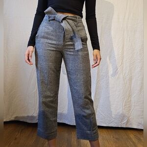 Aritzia Cropped Wool Trousers